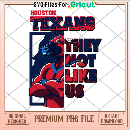 Houston Texans PNG Design, perfect for Cricut projects and fans