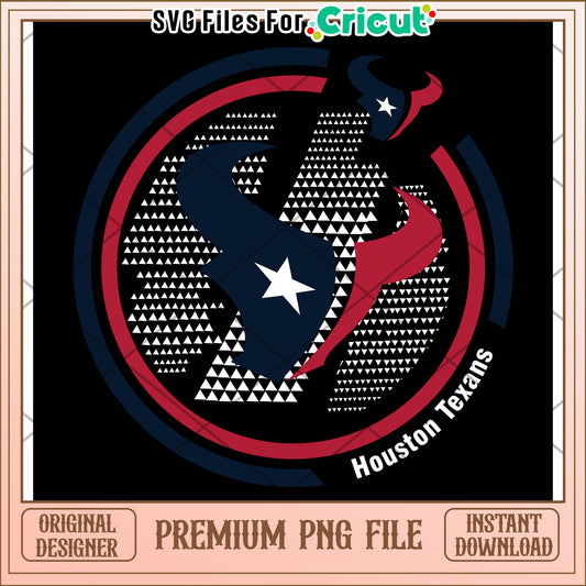Houston Texans PNG Design, perfect for DIY projects and crafts