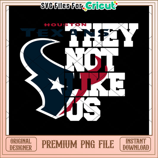 Houston Texans PNG design, perfect for sports fans and crafters