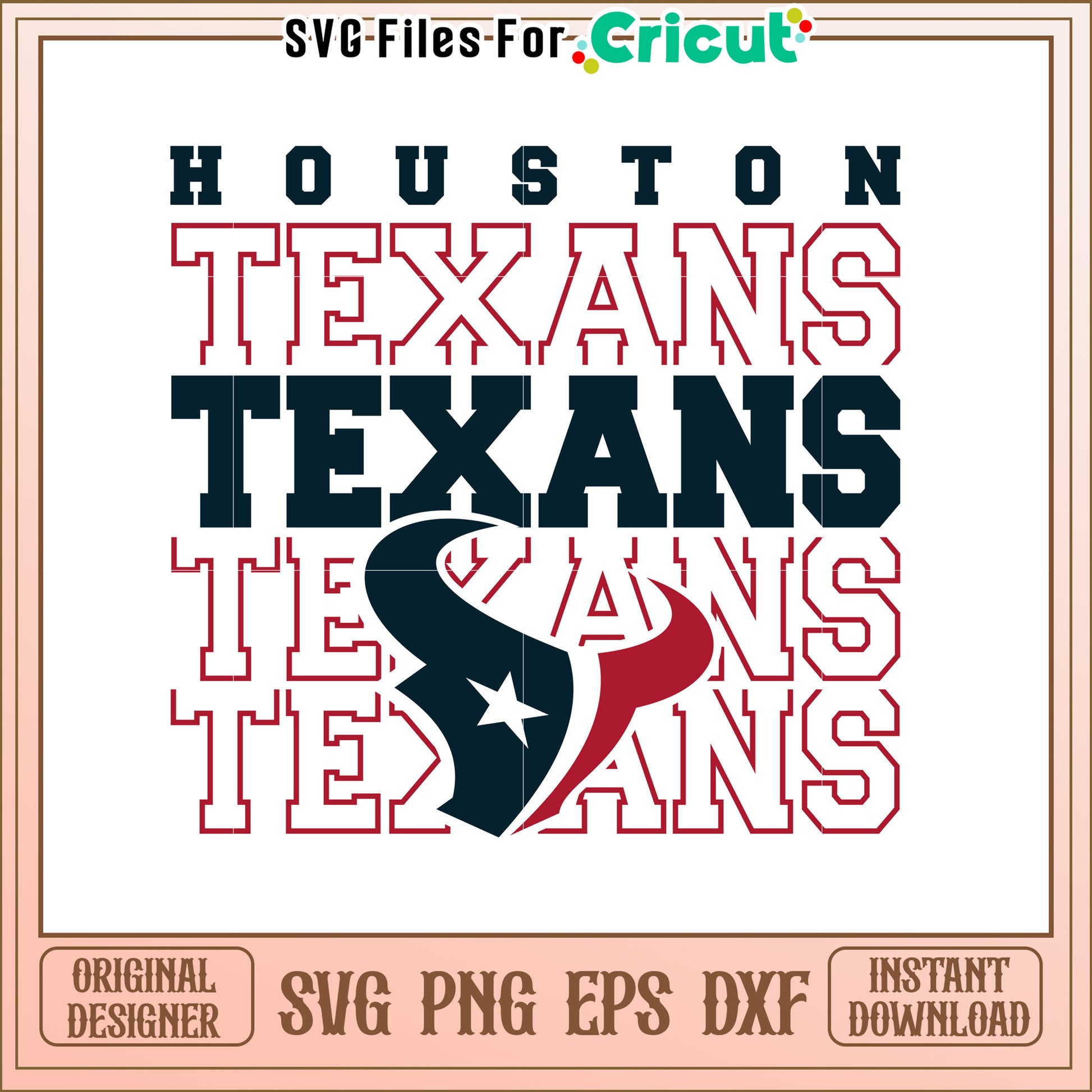 Houston Texans SVG Design