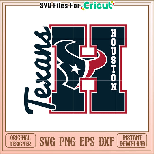 Houston Texans SVG Design for Fans and Crafts