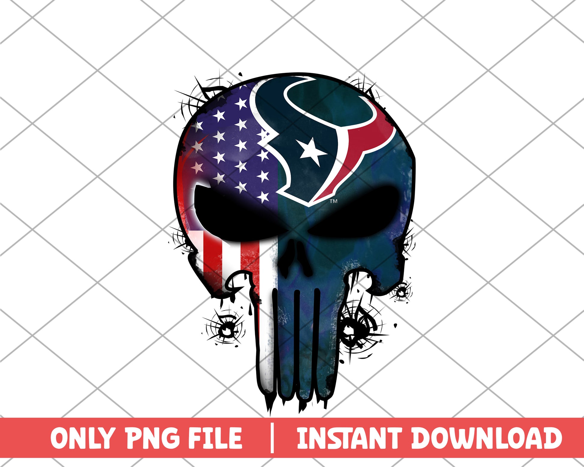 Houston Texans punisher png, Houston Texans png