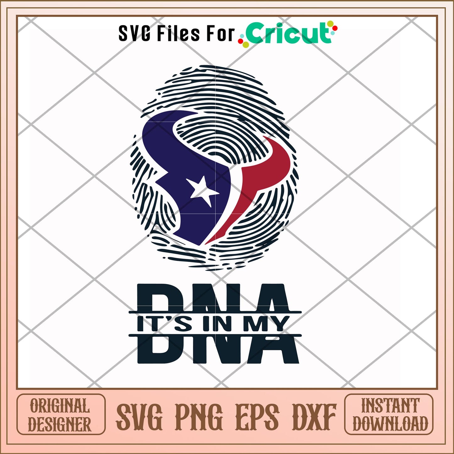 Houston Texans it's in my DNA svg, Houston Texans svg, new nfl svg