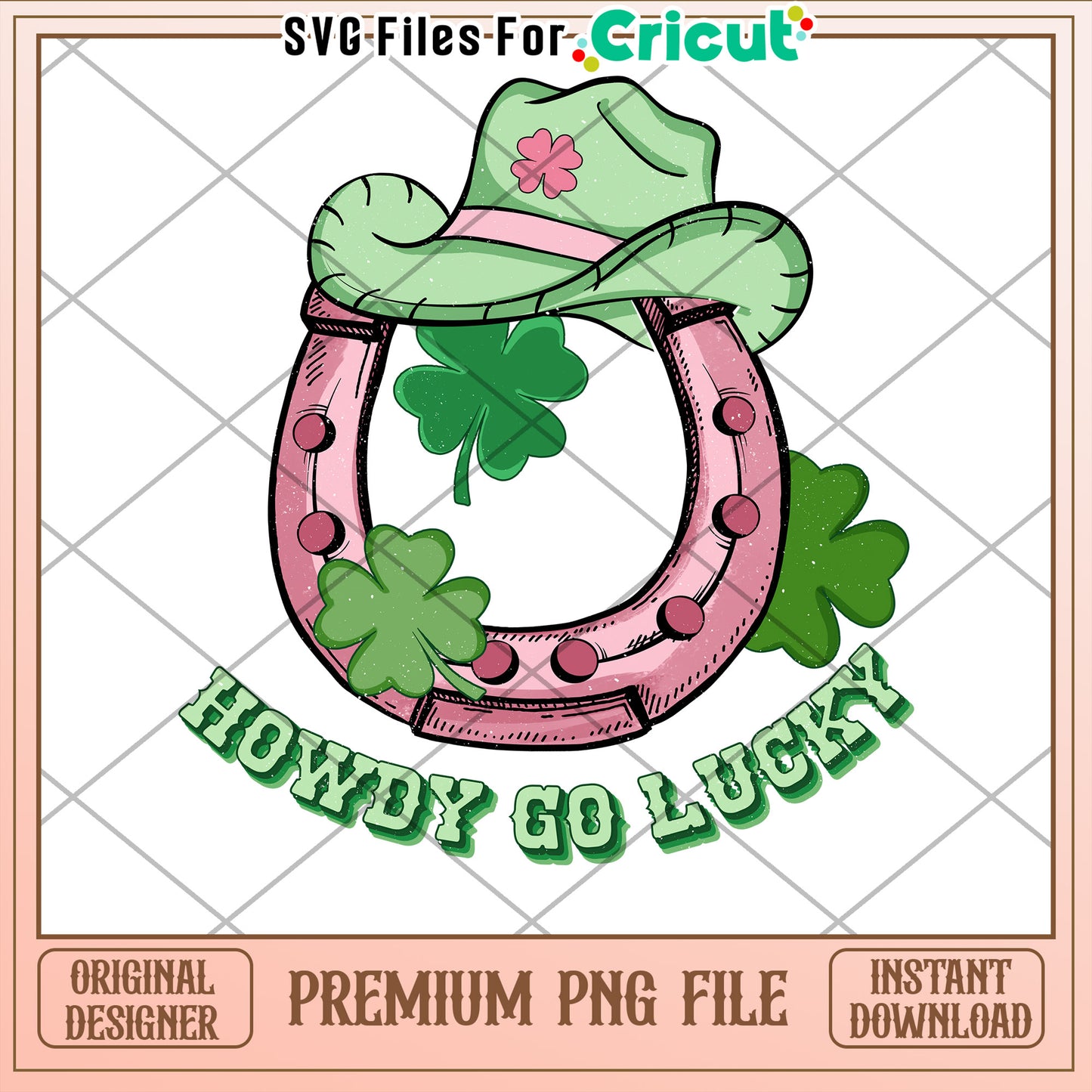 Howdy Go Lucky Horseshoe PNG