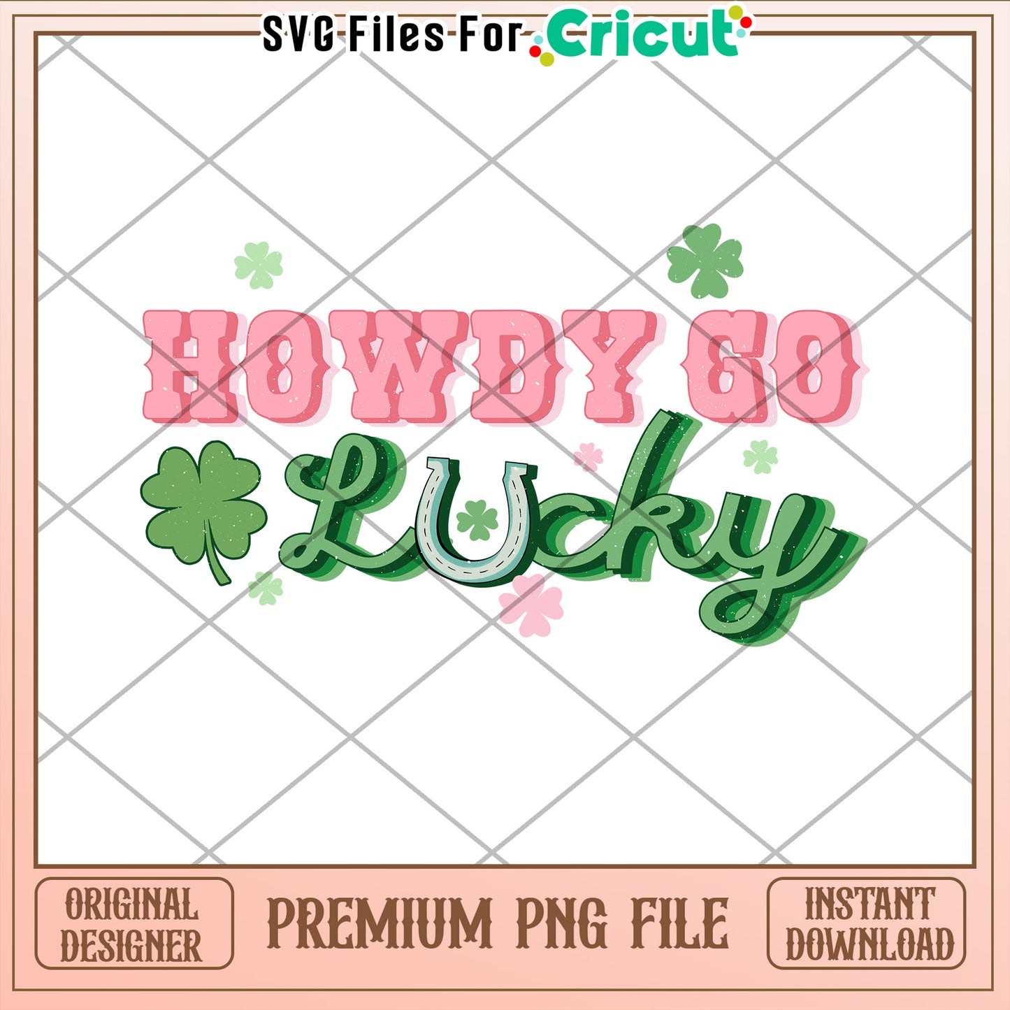 Howdy Go Lucky PNG Design