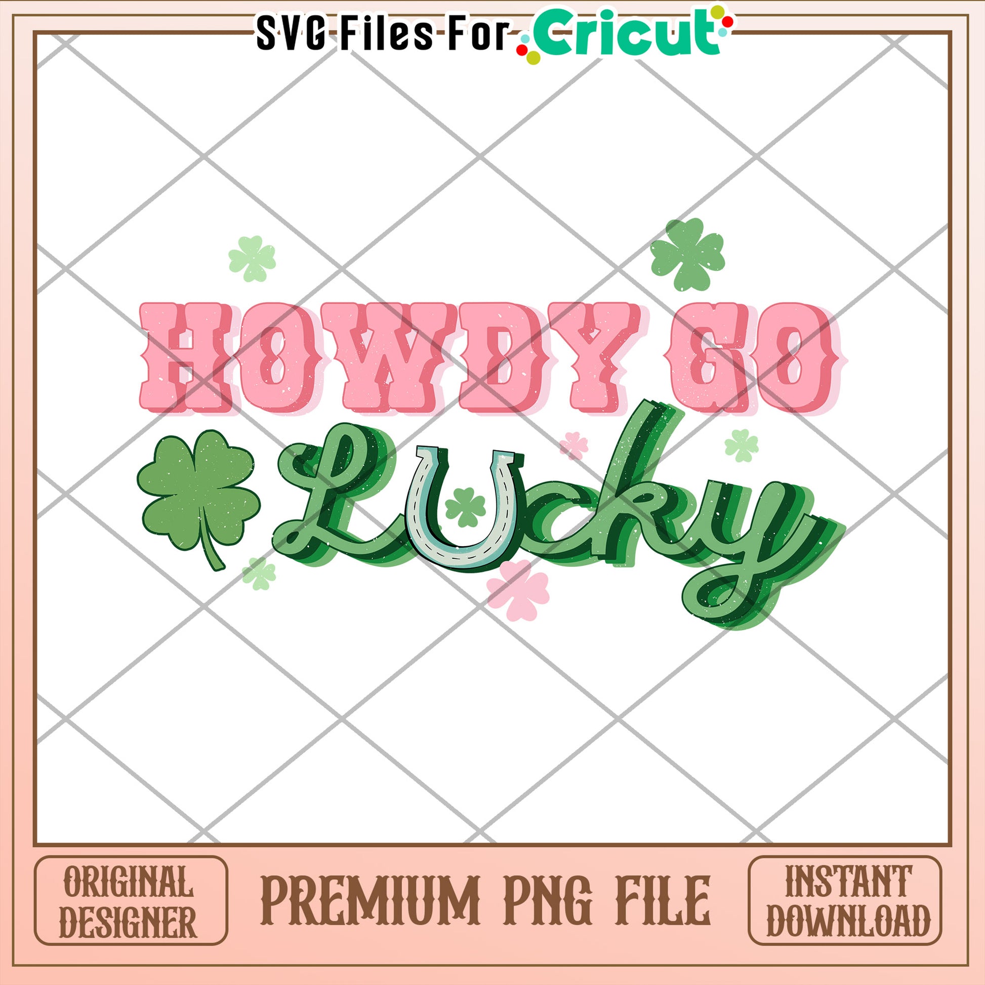 Howdy Go Lucky PNG Design