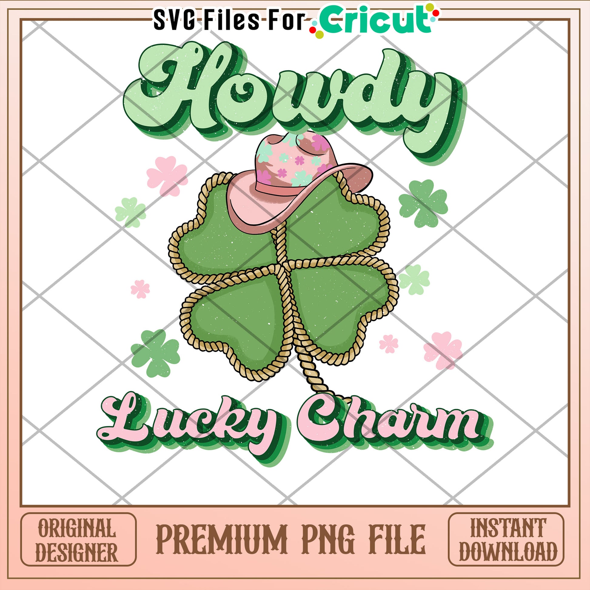 Howdy Lucky Charm PNG Design