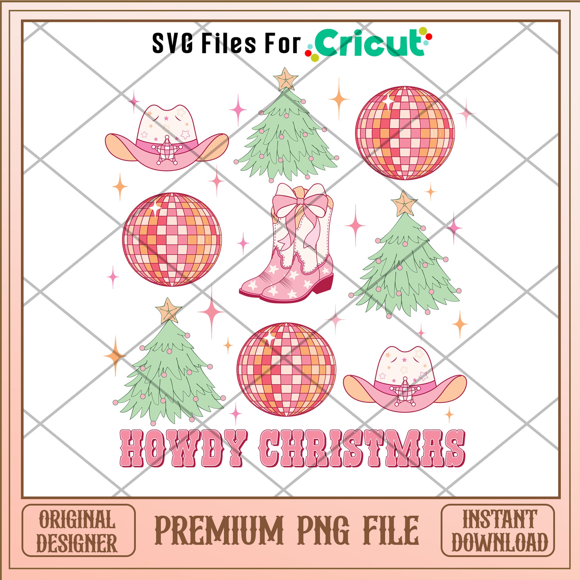 Howgy christmas png, disco ball png, christmas tree png