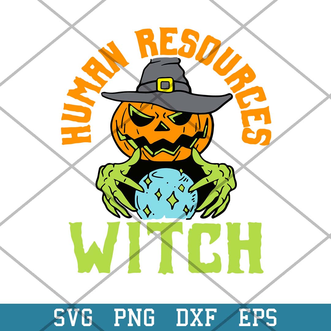 Human Resources Witch Halloween Svg, Halloween Svg-Svgfilesforcricut