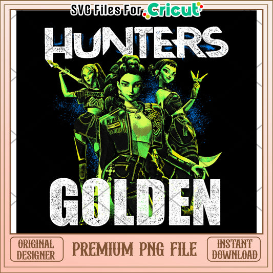 Hunters golden png, saja boys and huntrix png, kpop cartoon png