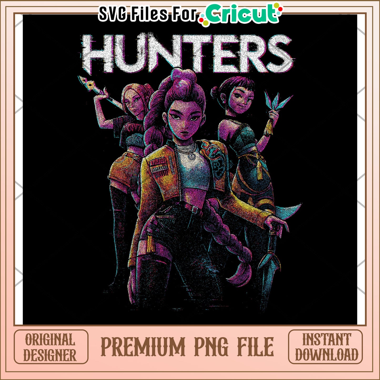 Hunters members png, saja boys and huntrix png, kpop cartoon png