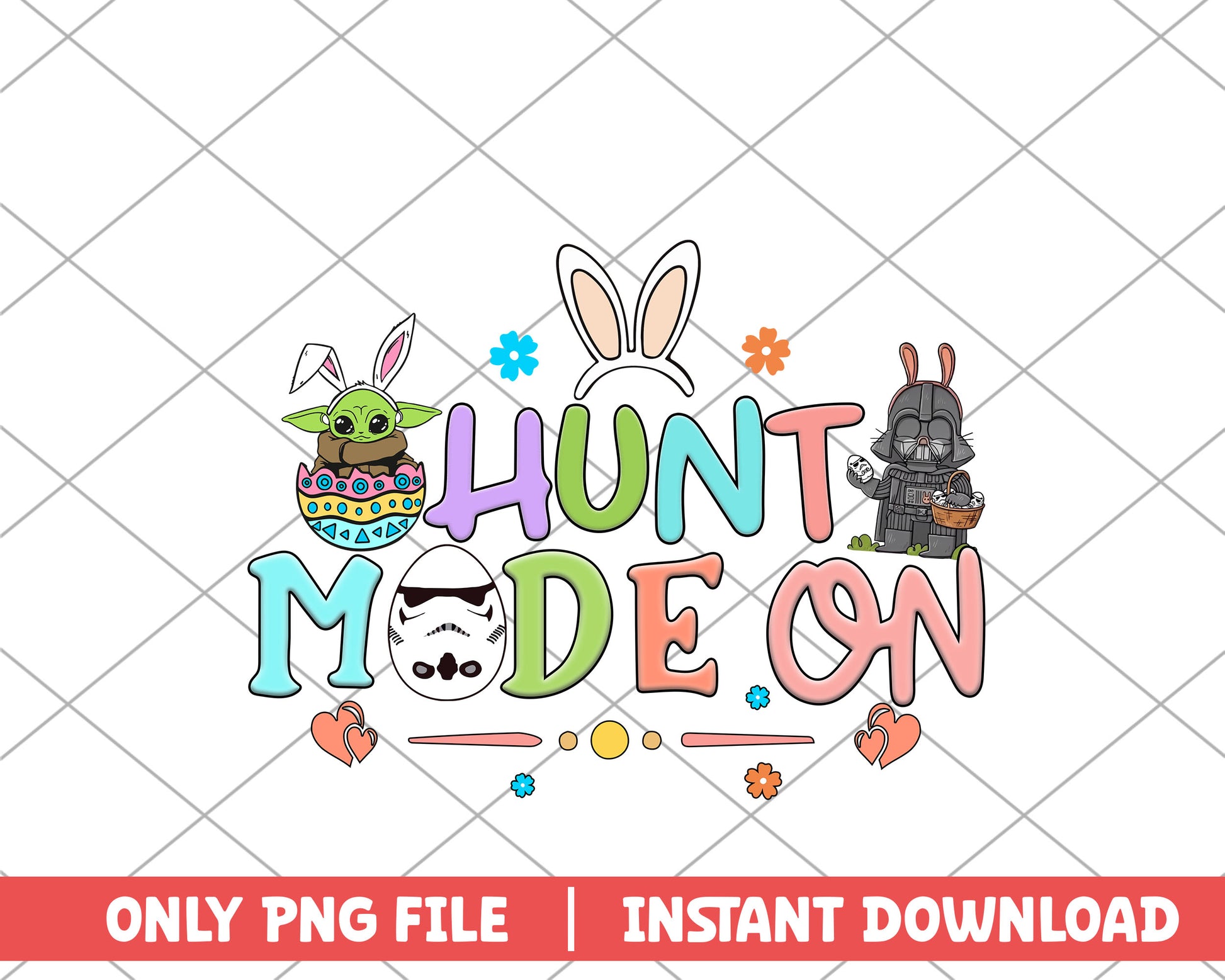 Hunt mode on easter png 