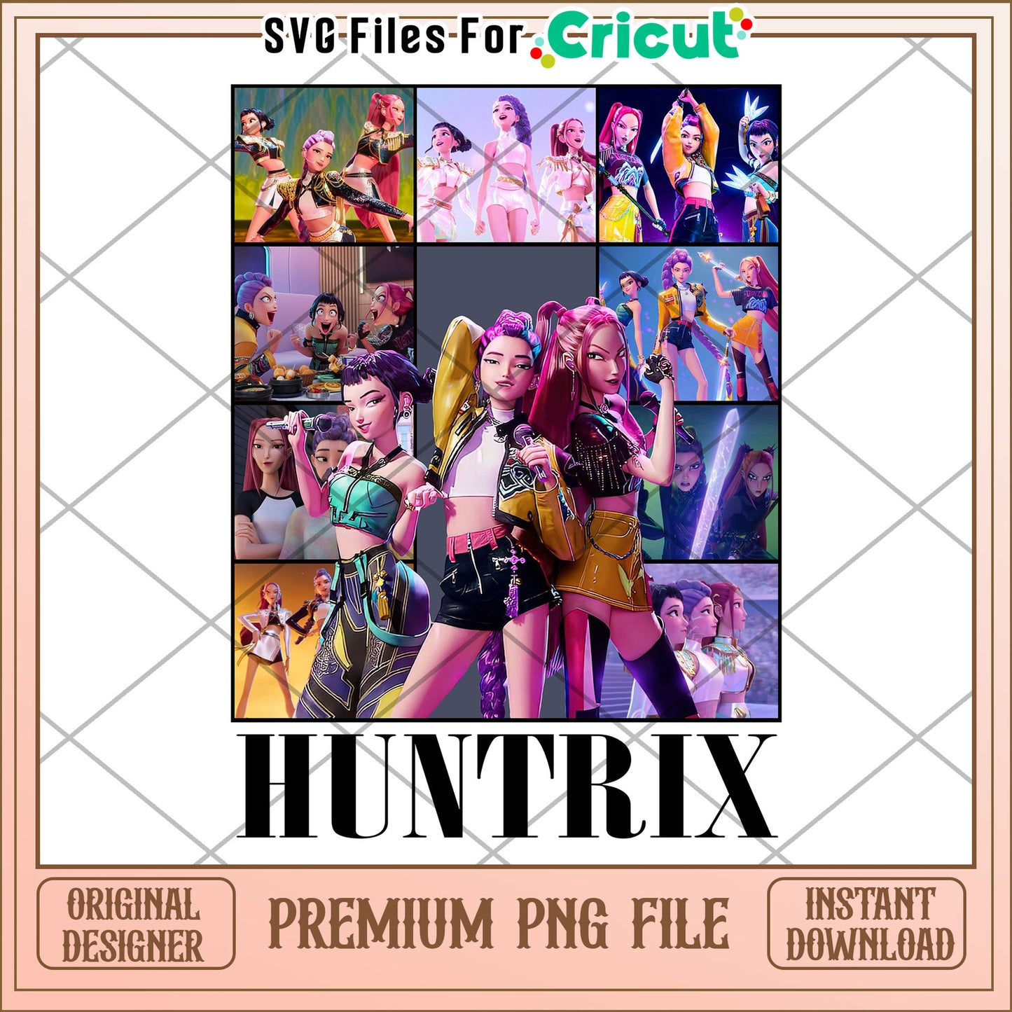 Huntrix Kpop Demon Hunter png, demon hunters png, huntrix png