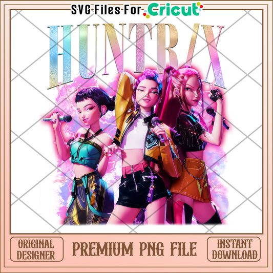 Huntrix Kpop Demon Hunters png, demon hunters png, huntrix png