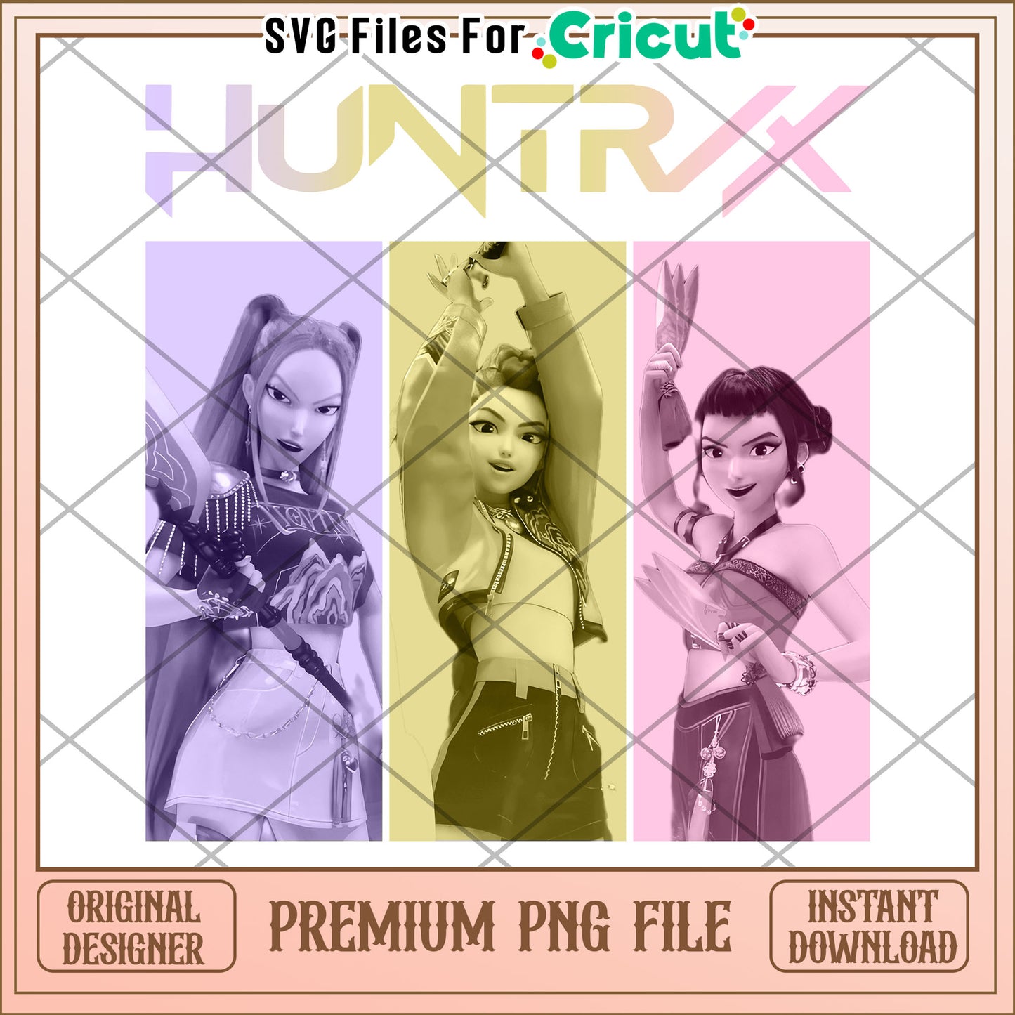 Huntrix Kpop Demon Hunters png, kpop demon hunters png, huntrix band png