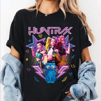 Huntrix demon slayer bundle png, anime hunter cosplay bundle png, demon slayer outfit bundle png