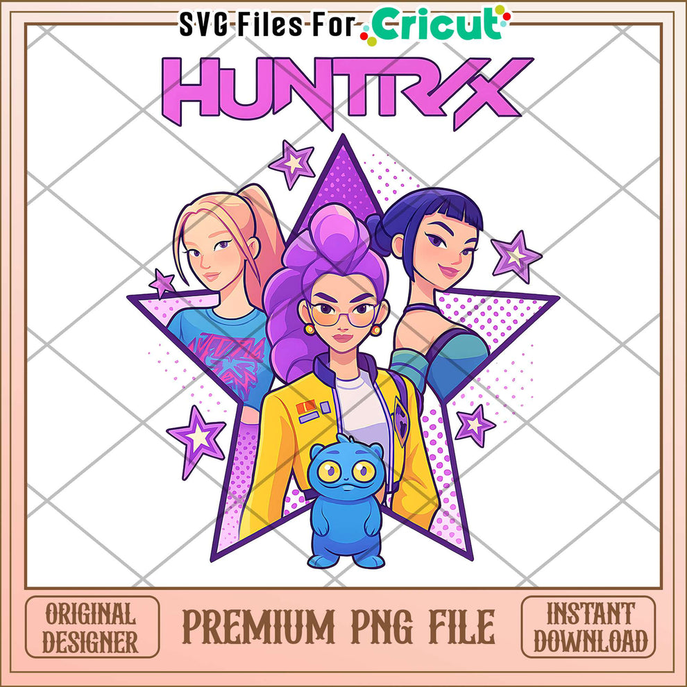 Huntrix girl members png, saja boys warrior png, kpop hero png – svg ...
