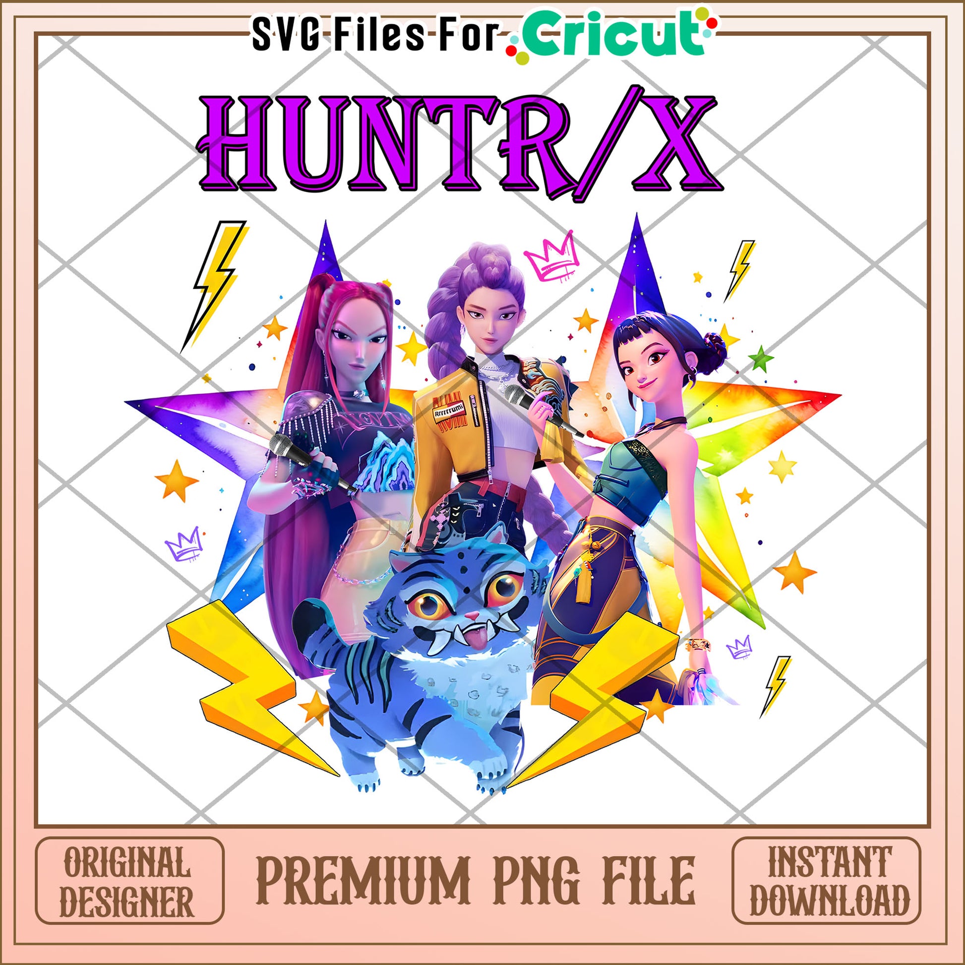Huntrix girls png, kpop png, korean anime png