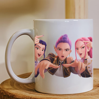 Huntrix kpop bundle png, kpop idol bundle png, gaming character fashion bundle png