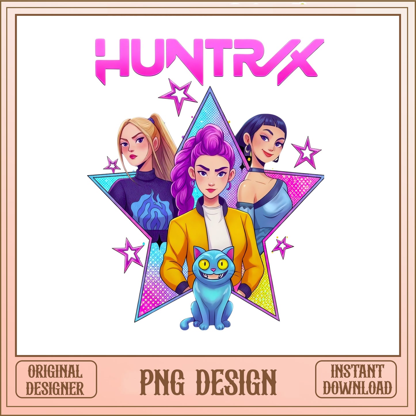 Huntrxx Girl Group PNG, Pop Star Girls PNG, Music Fan Shirt PNG