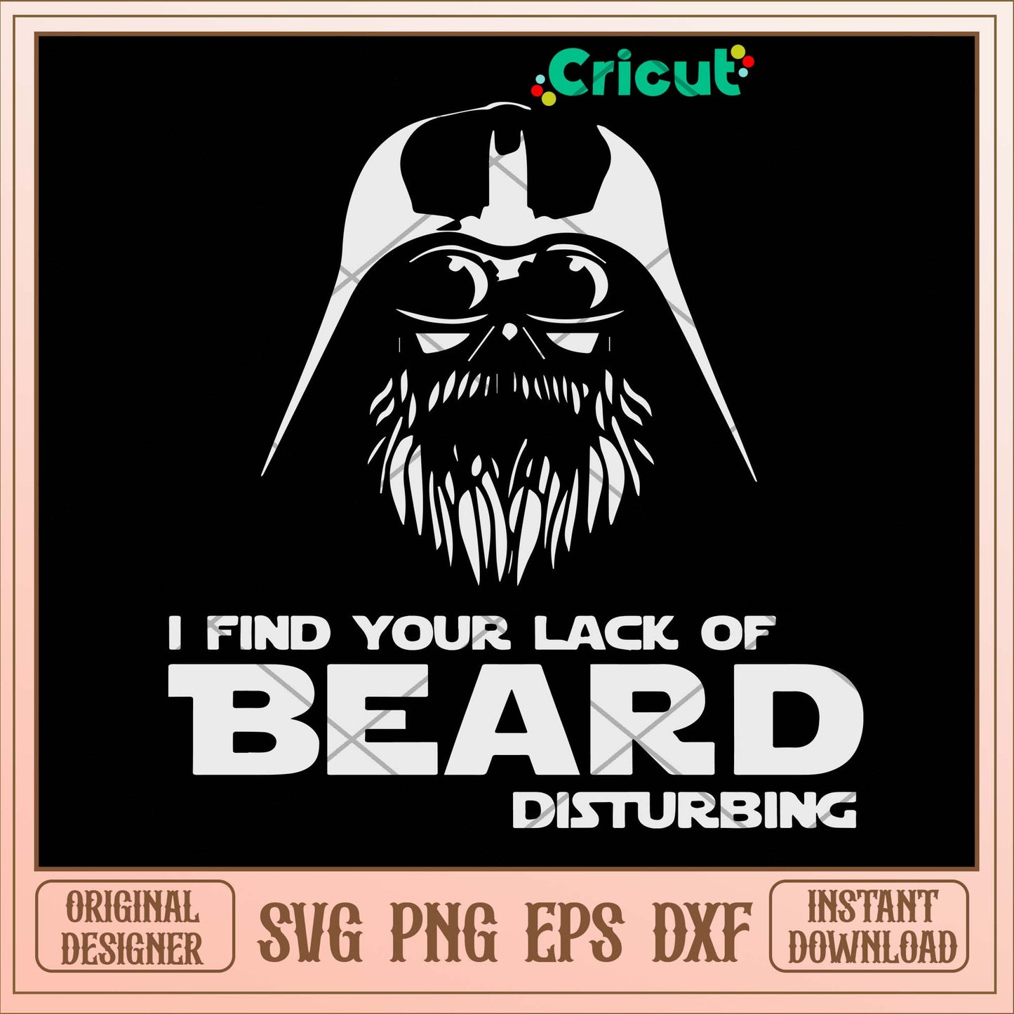 I Find Your Lack Of Beard Disturbing Svg Star Warp Svg