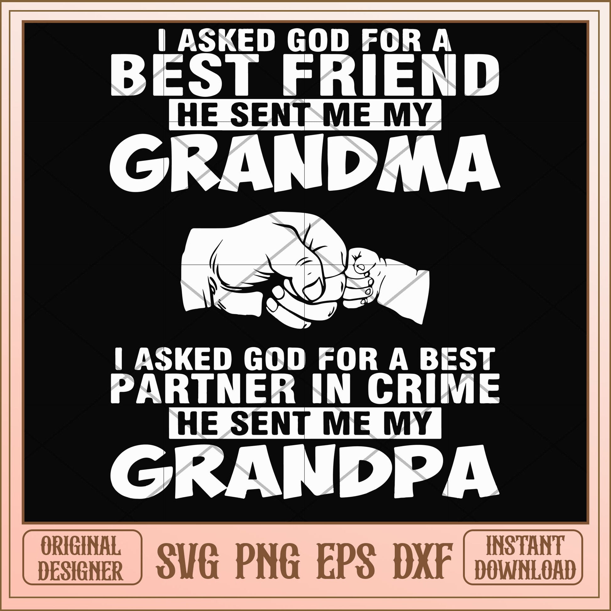 I asked god for a best friend svg, friend svg, funny svg