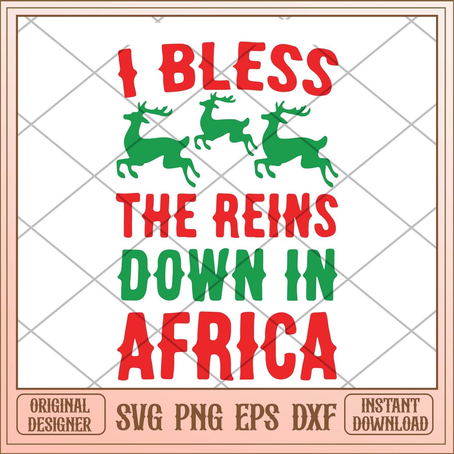 I bless the reins down in africa svg, Christmas quotes svg bundle
