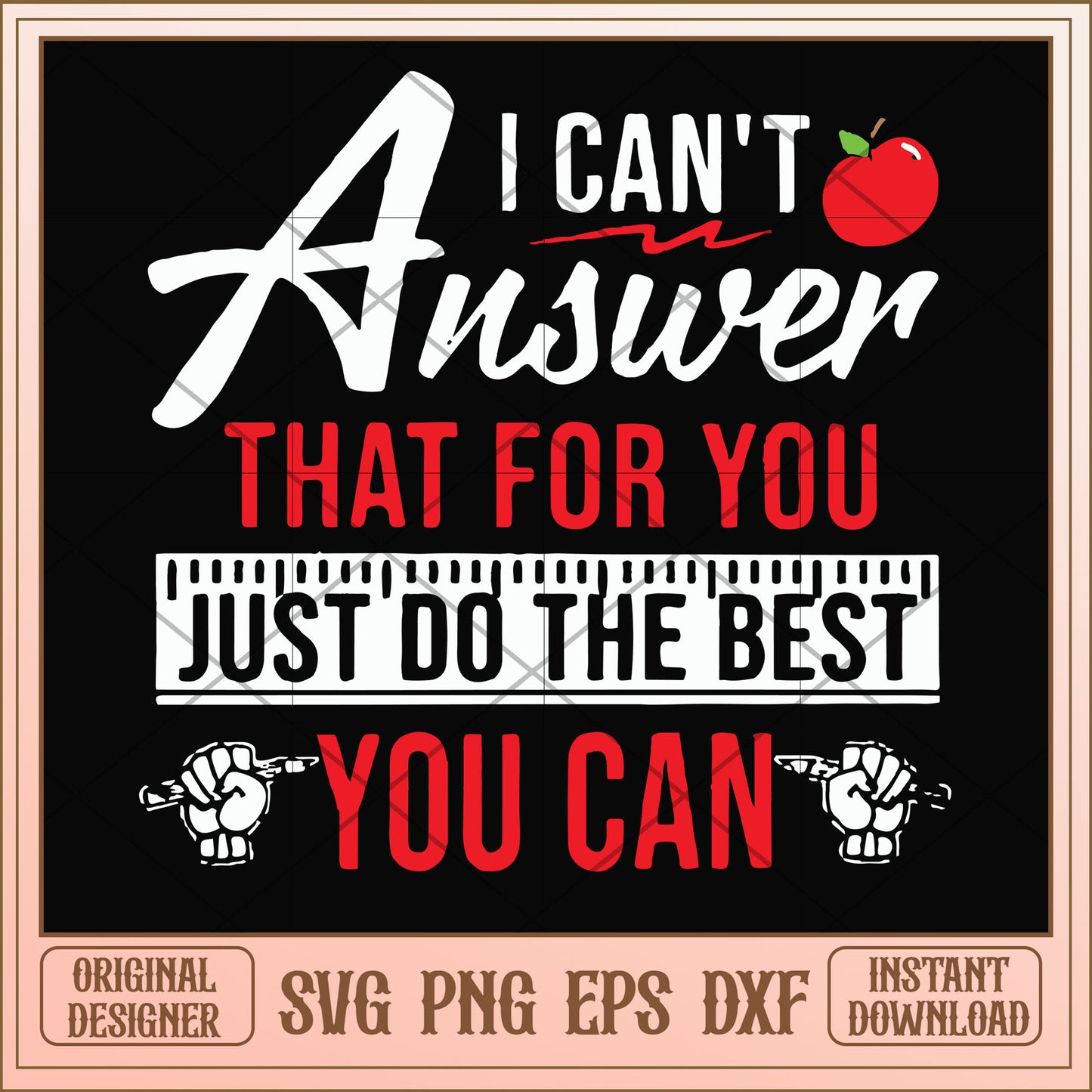 I can't answer that for you just do the best svg, answer svg, funny svg