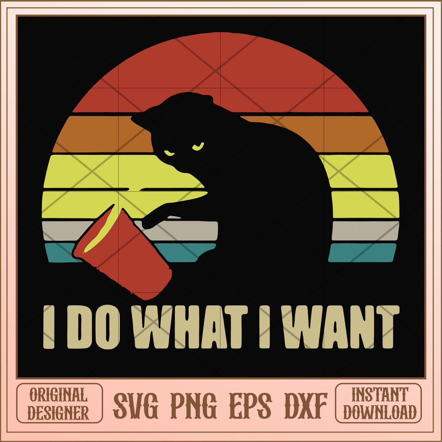 I do what I want black cat svg, cat svg, funny svg