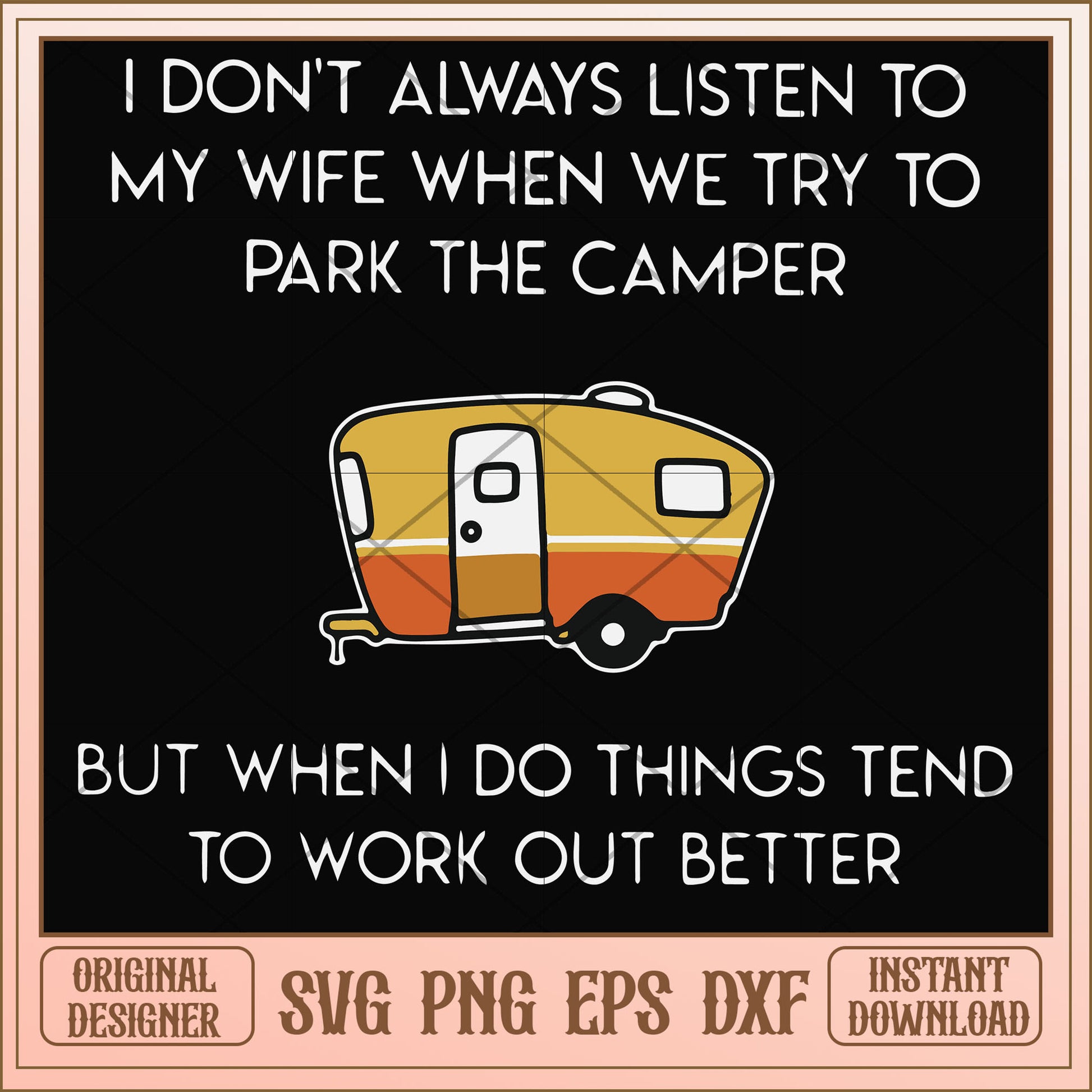 I don't always listen to my wife svg, my wife svg, funny svg