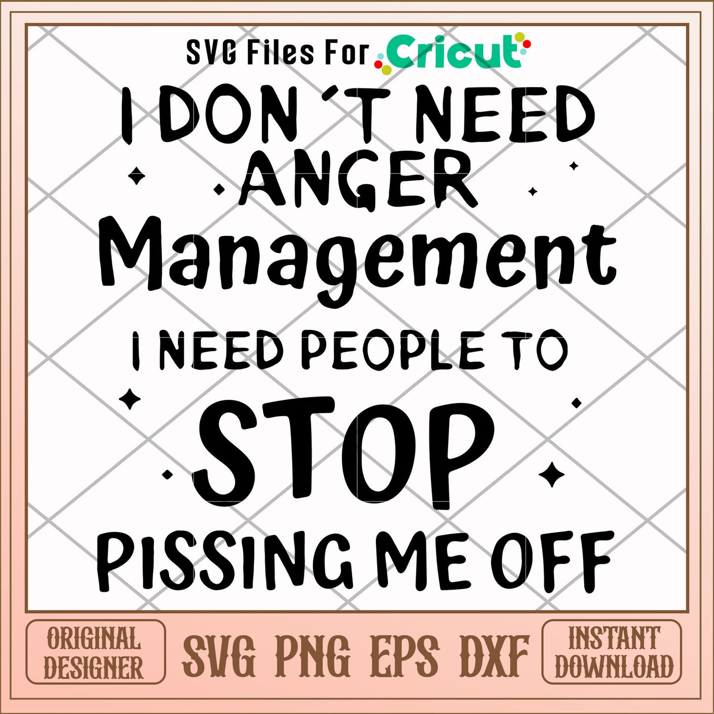 I dont need anger management svg, anger svg, other svg