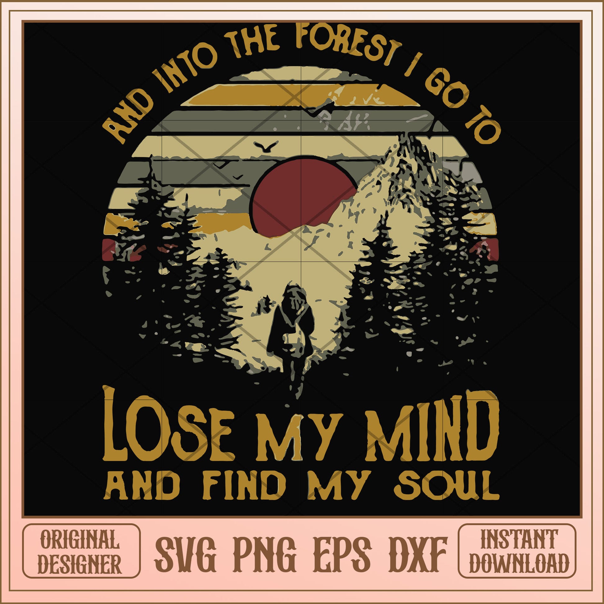 I go to lose my mind and find my soul svg, mmind svg, funny svg