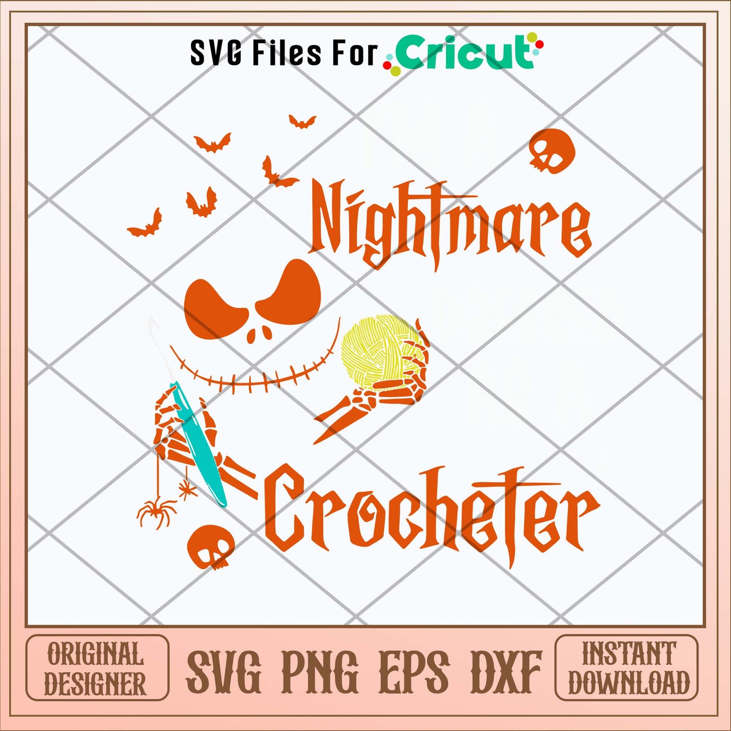I_m A Nightmare Crocheter Svg