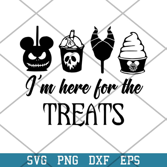 I_m Here For The Treats  Svg, Halloween Svg-Svgfilesforcricut
