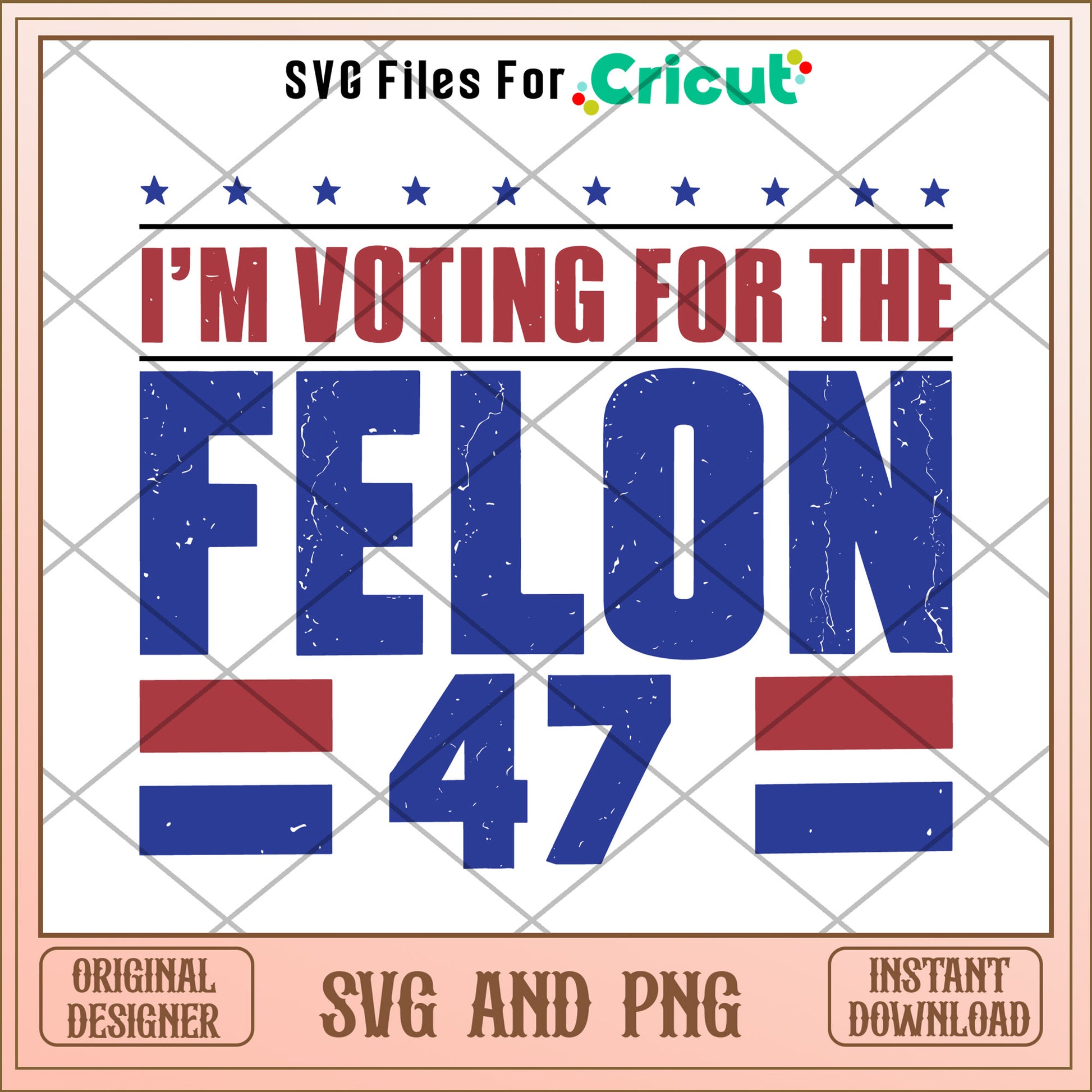 I'm voting for the felon 47 SVG