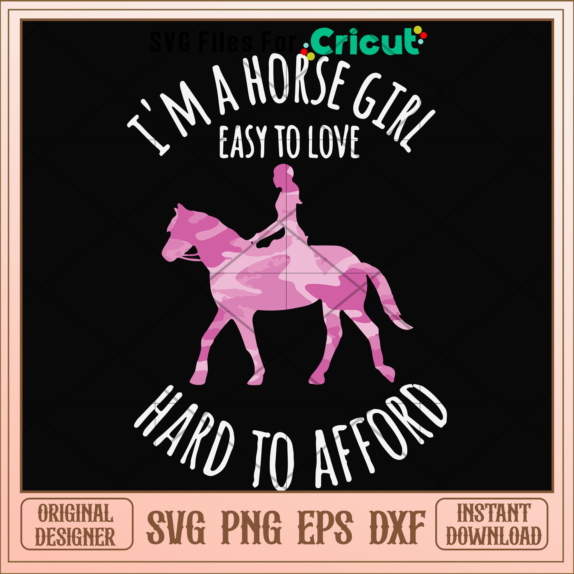 I'm a horse girls easy to love hard to afford svg, horse svg, other svg 