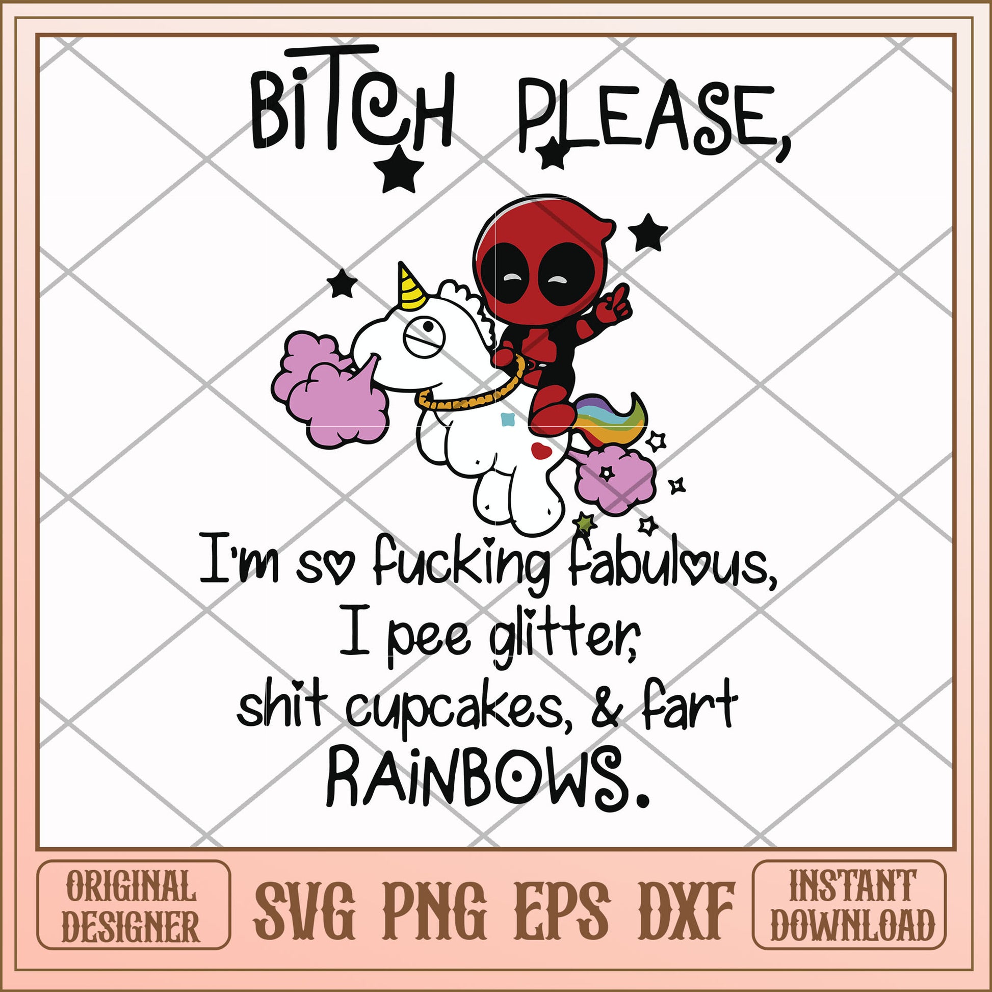 I'm so fucking fabulous unicorn svg, fucking fabulous svg, funny svg