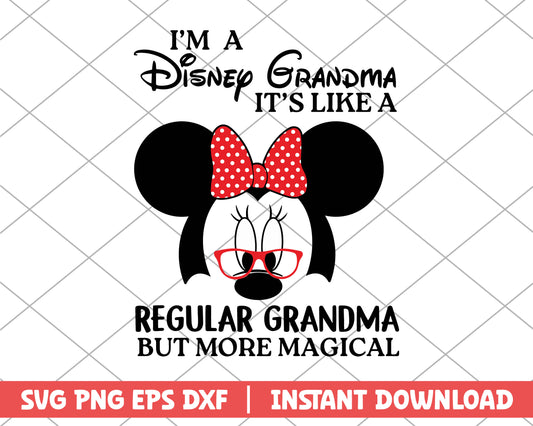 I'm a disney grandma disney svg