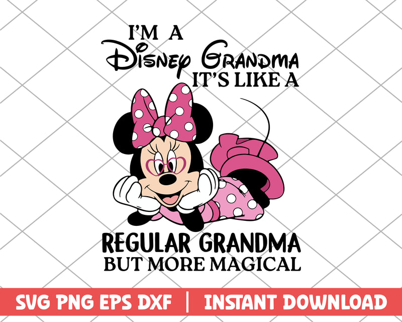 I'm a disney grandma it's like a regular grandma svg