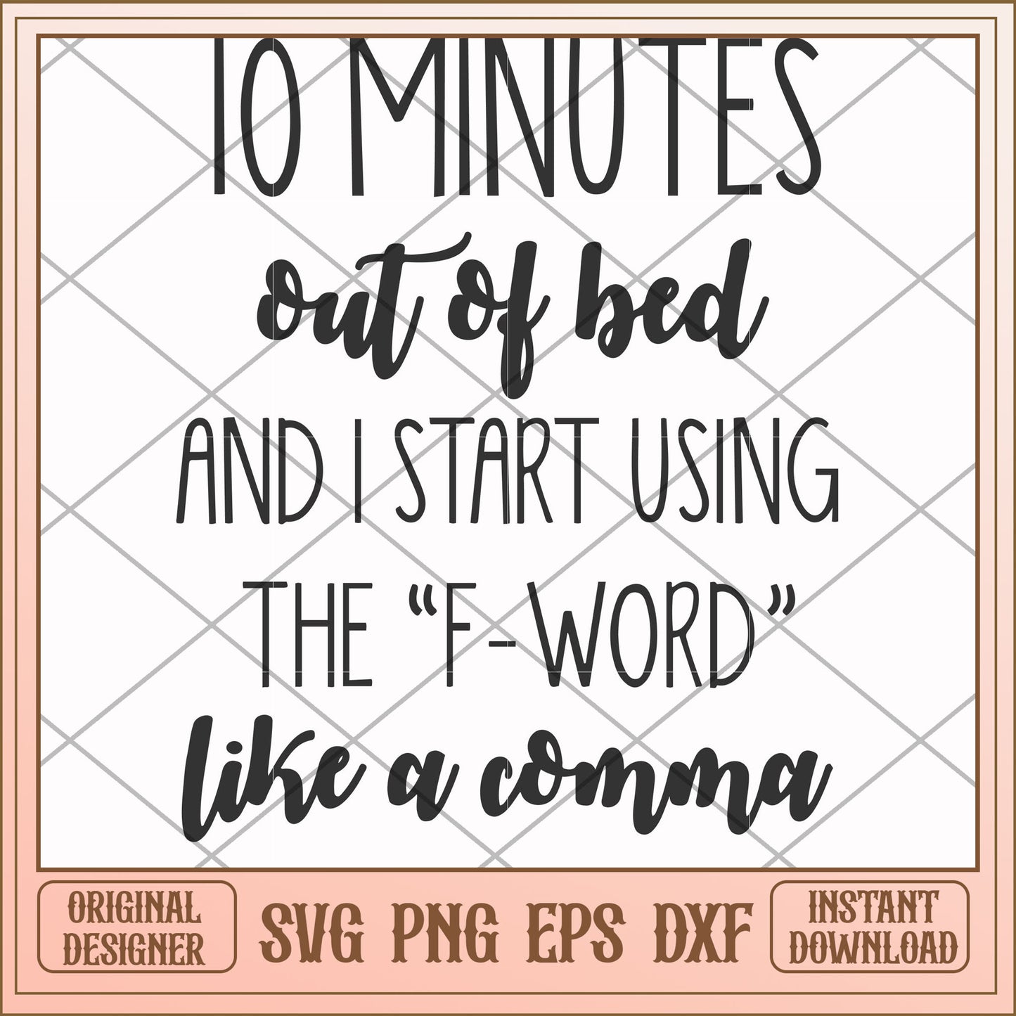 I start using the F-word like a comma svg, F-word svg, funny svg