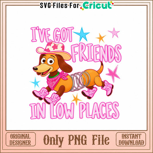 I've Got Friends In Low Places PNG, Toy Story Dog PNG, PNG