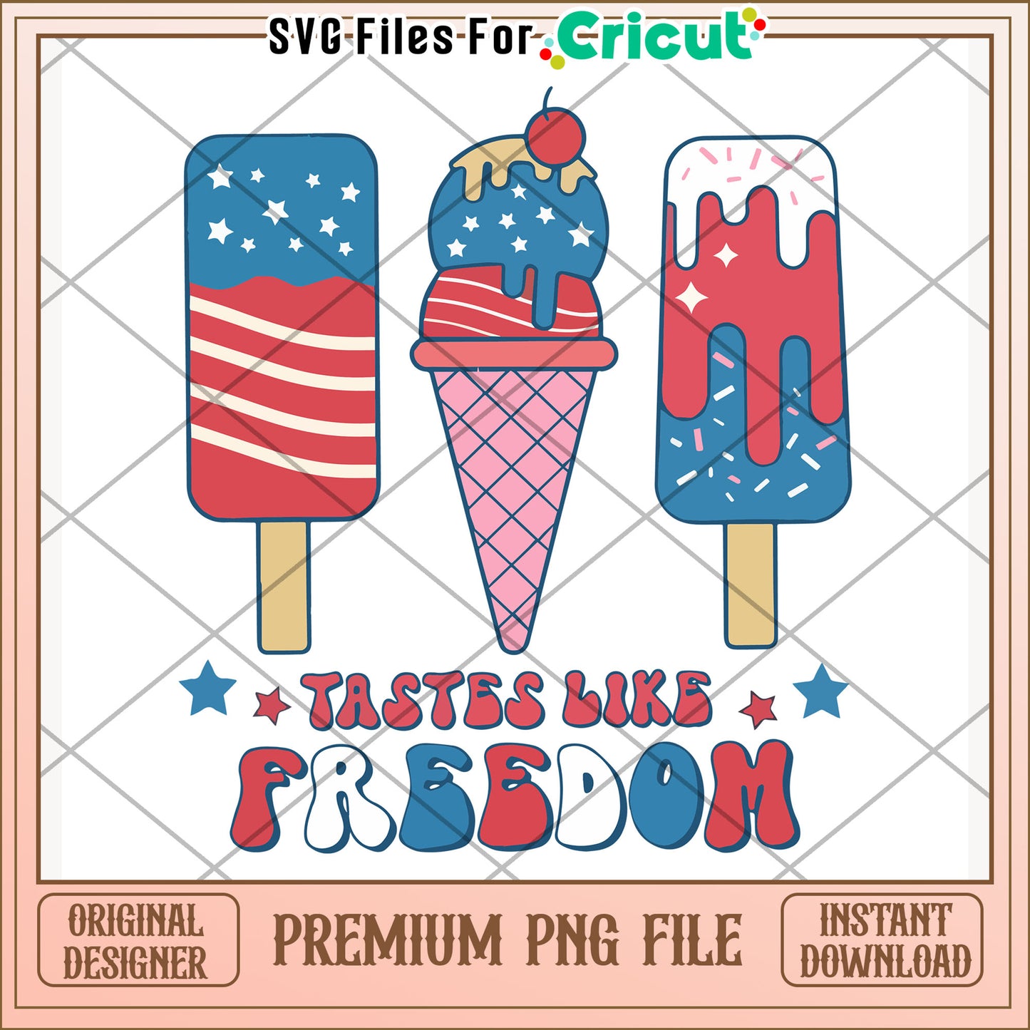 Ice cream taste like freedom png, playful slogan png, summer vibes png