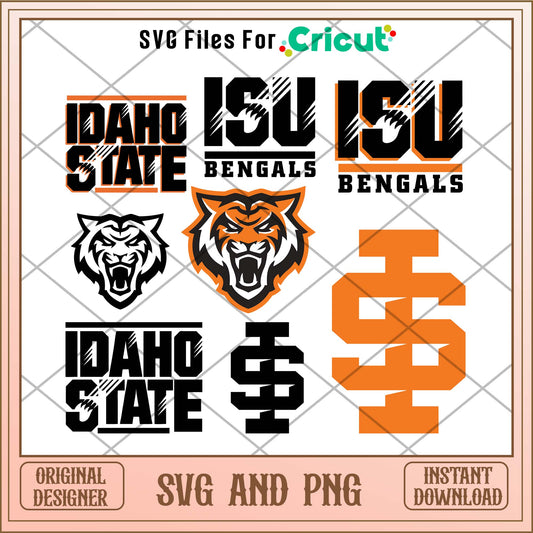 Idaho State Bengals svg, Idaho State Bengals svg bundle, NCAA svg