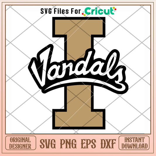 Idaho Vandals Logo Svg, Idaho Vandals Svg, NCAA Svg