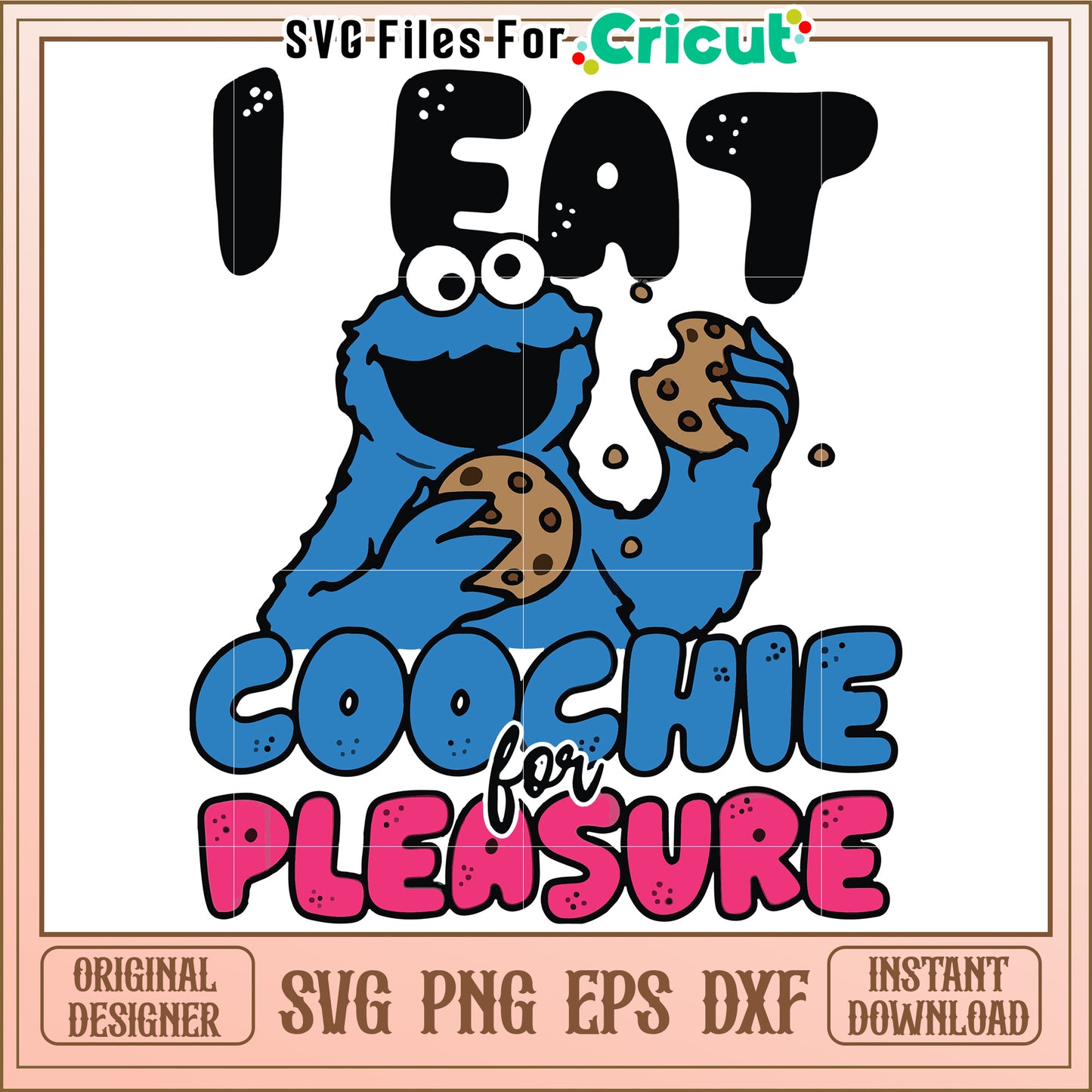 I eat coochie pleasure svg, cartoons characters svg, halloween costumes svg