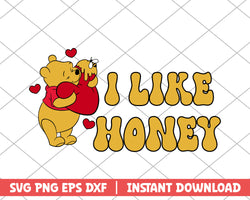 I like honey disney svg