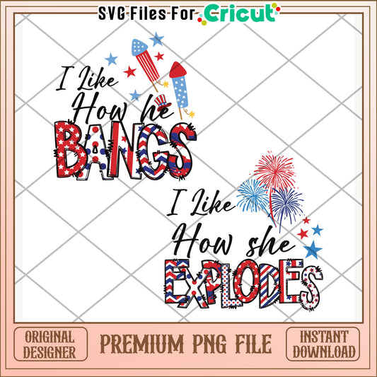 I like how he bangs i like how he explodes design png, bold phrase png