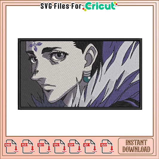Illumi Zoldyck Embroidery Design Instant Download
