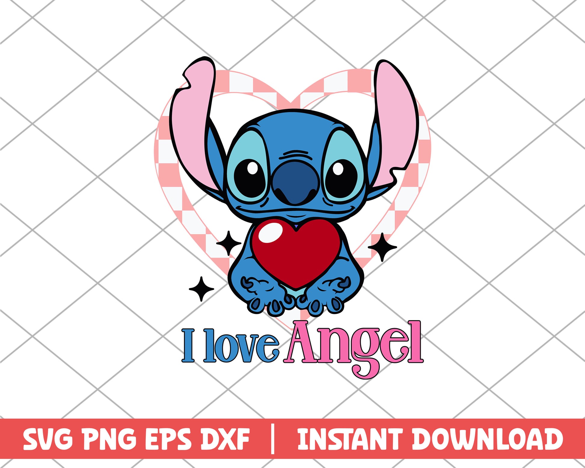 I love angle disney svg