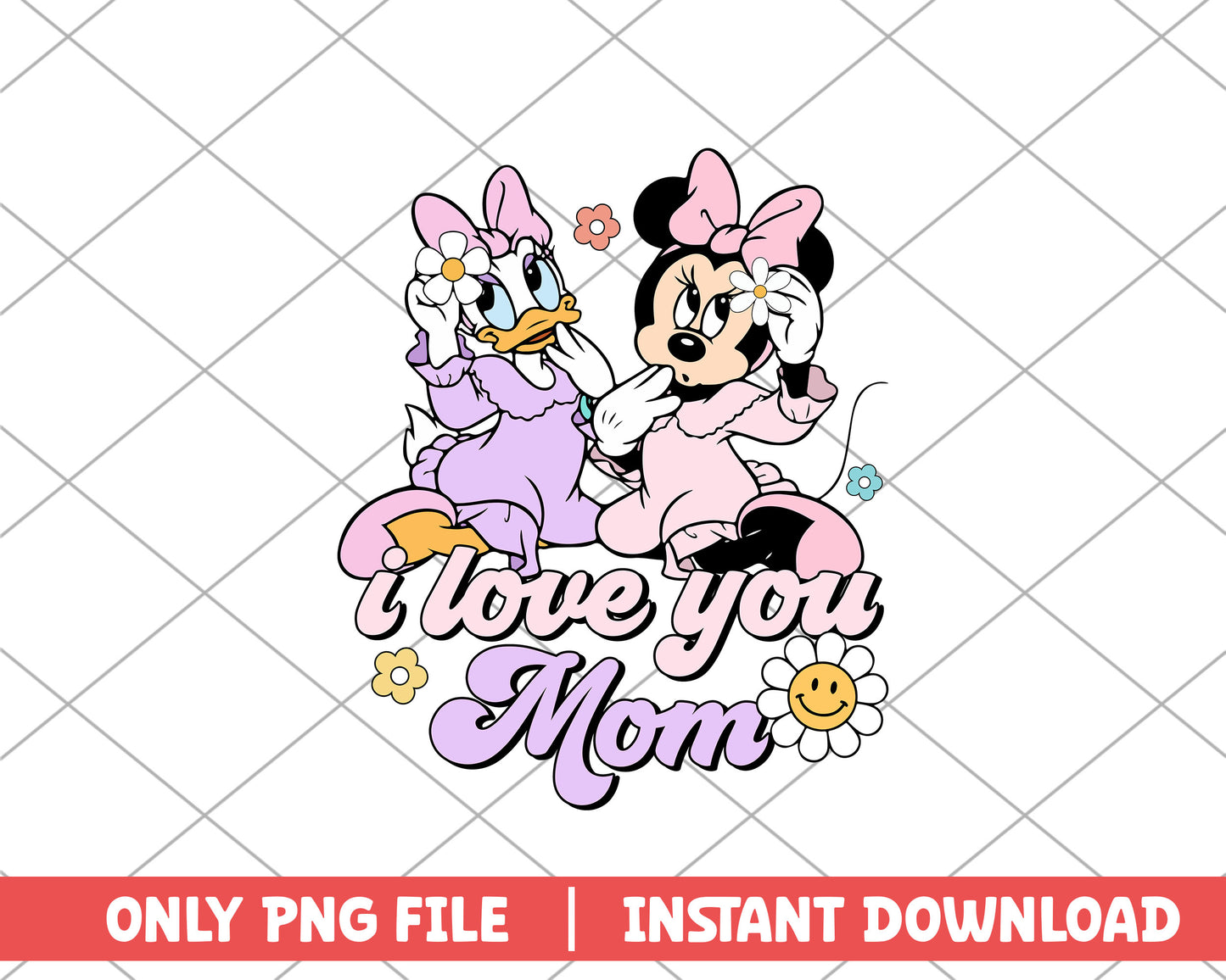 I love you mom mother day png